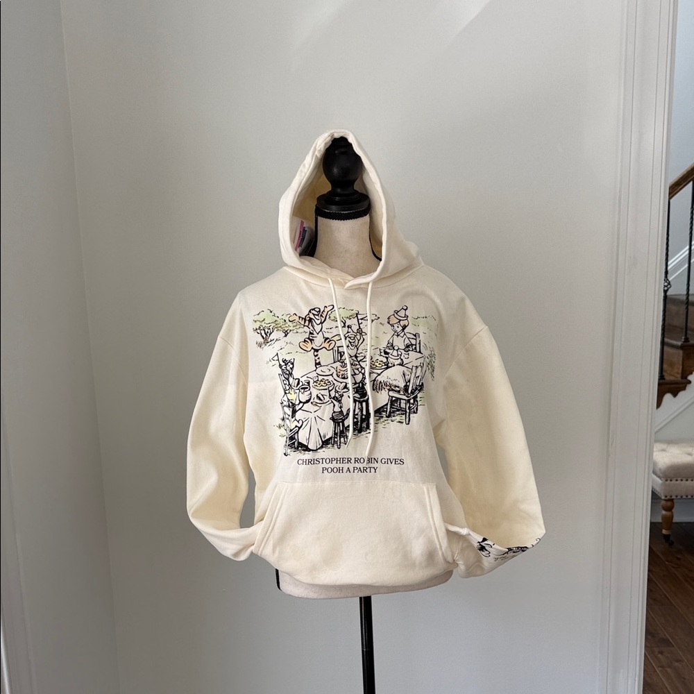 Christopher Robin Graphic Hoodie - Cream